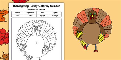 Thanksgiving Turkey Coloring Activity Twinkl Us