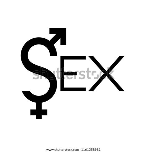 Sex Logo Dual Meaning Logo Text Stock Vector Royalty Free 1161358981 Shutterstock
