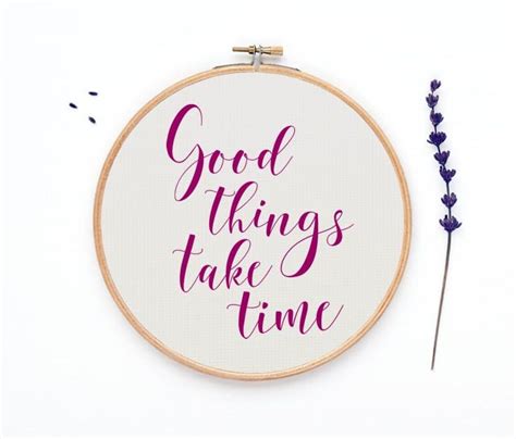 Tara westover was seventeen the first time she set foot in a classroom. Cross stitch pattern Good things take time chart | Etsy ...