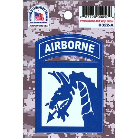 18th Airborne Corps Camo Decal 18th Airborne Corps