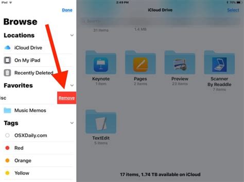How To Add Folders To Favorites List In Files For Ios