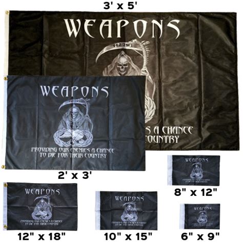 Reaper Flag Black 3 X 5