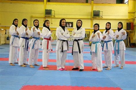 iran s women karate team claims asian title mehr news agency