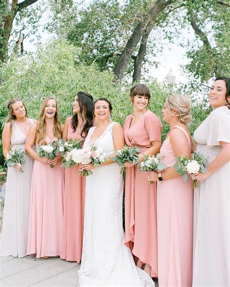 57 Pink Bridesmaid Dresses Different Shades Of Pink Bridesmaid Dresses