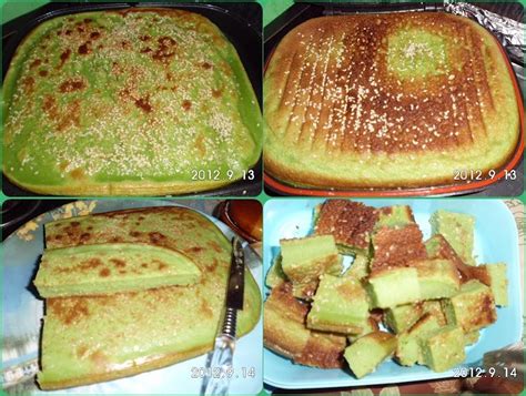 Kuih bakar pandan sangat lembut wangi amp cukup berlemak bingka pandan sukatan cawan. MARSHAENA COLLECTION: Resepi :KUIH BAKAR PANDAN
