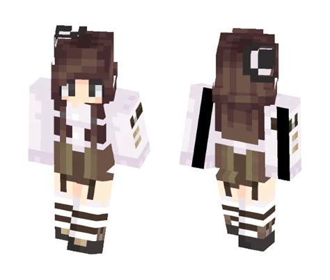 Download Cute Brown Haired Girl Minecraft Skin For Free