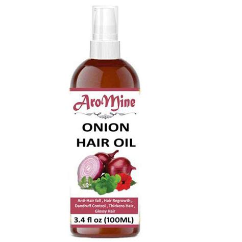 Glamorous Hub Aromine Natural And Organic Onion Oil For Hair