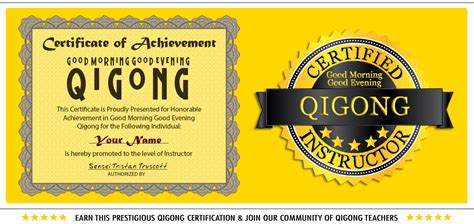 Virtual Qigong Certification