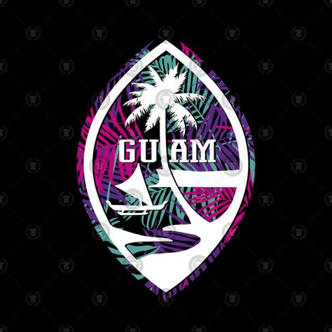 Tropical Guam Seal Guam Great T Item For Guamaninas