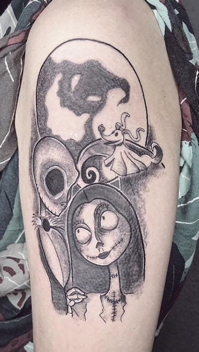 Details More Than 75 Jack And Sally Couple Tattoos Best In Cdgdbentre