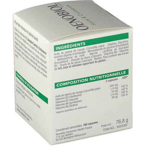Oenobiol® Santé And Croissance Revitalisant 180 Pcs Redcare Pharmacie