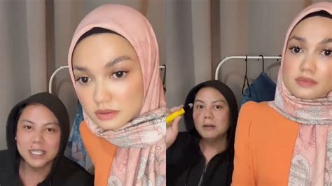 Video Puteri Sarah Hisap Vape Semasa Tiktok Live Pembantu Tampil
