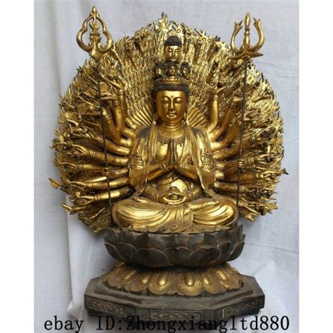 Tibetan Buddhism Buddhist Kuan Yin Goddess Statue Eastern Art