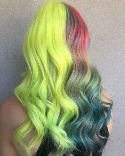 23 Brilliant Split Hair Color Ideas Thatll Make You Dye Your Hair