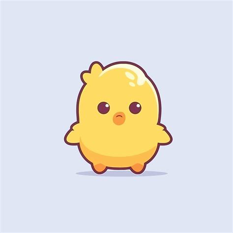 Cute Kawaii Chicken Chibi Mascot Vector Cartoon Style 23137954 Vector