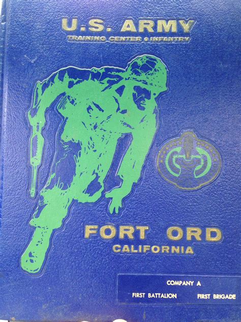 My Memory Book From Basic Training At Fort Ord Company A 1 1 1970 71