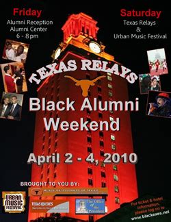 Sooooo i brought my camera and filmed some of it. Texas Relays 'Black Alumni Weekend' Details Announced ...