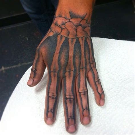Skeleton Hand Tattoo Bone On Hand Tattoo Skull Hand Tattoo Skeleton
