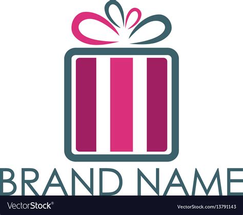 Check spelling or type a new query. Gift box logo design Royalty Free Vector Image