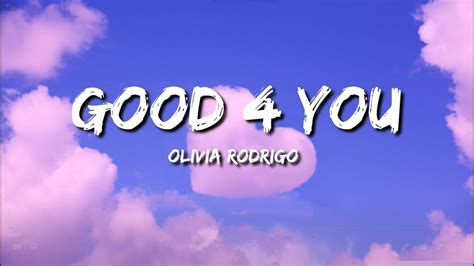 Olivia Rodrigo Good 4 U Easy Lyrics Video Youtube