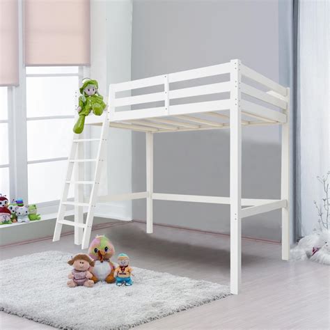 Choose from contactless same day delivery, drive up and more. 3FT Single Children Kids High Sleeper Cabin Wooden Pine Frame Bunk Bed Ladder UK | eBay