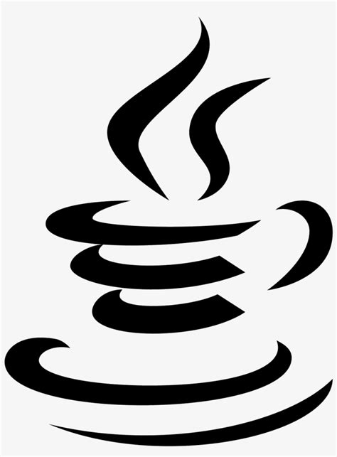 This Particular Icon Features Black Lines That Seem Java Png Image