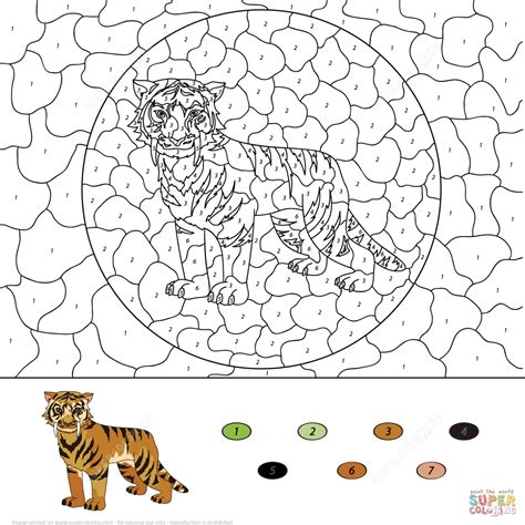 20 Free Printable Tiger Coloring Pages