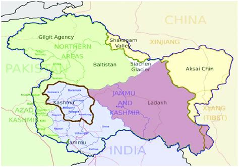 Map Of Jammu And Kashmir Download Scientific Diagram