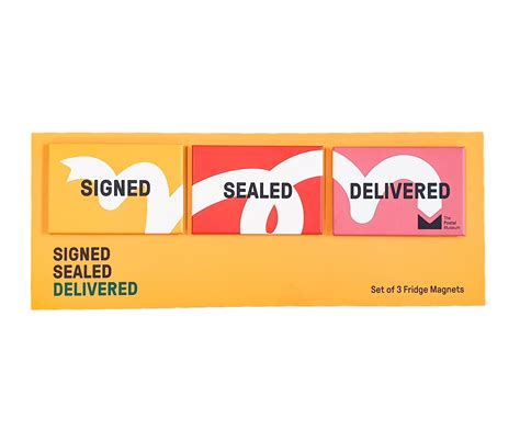 Signed Sealed Delivered Magnet Set The Postal Museum Shop