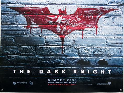 The Dark Knight One Sheet Advance Wall Style Usa