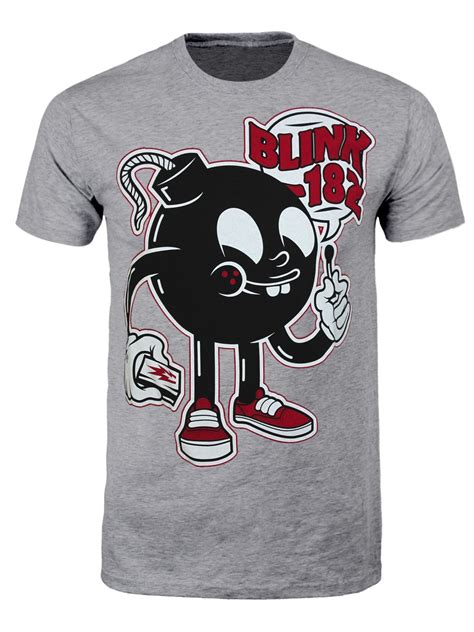 We have a buying guide listed for the best blink 182 family reunion t shirts available in the 2020 marketplace. Blink 182 Bomb Men's Grey T-Shirt, Exclusive To Grindstore ...