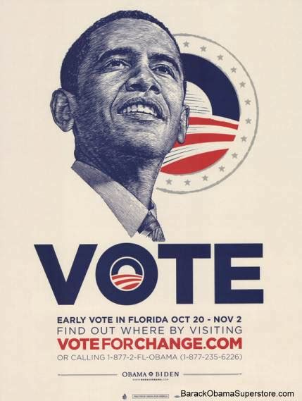 Cool Barack Obama Florida Campaign Poster America Art Gallery