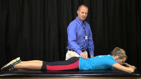 Prone Gluteal Squeeze Youtube
