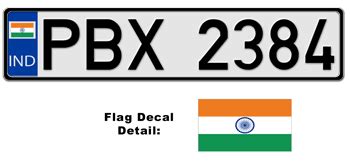 Search over 50 million private number plates, available to buy securely online. INDIA EUROSTYLE LICENSE PLATE -- EMBOSSED WITH YOUR CUSTOM ...