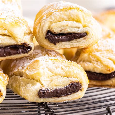 Puff Pastry Chocolate Croissants Food Folks And Fun