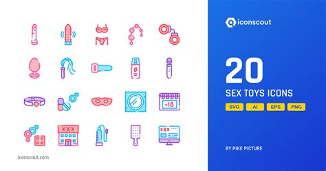 Sex Toys Icon Pack 20 Miscellaneous Colored Outline Icons Iconscout