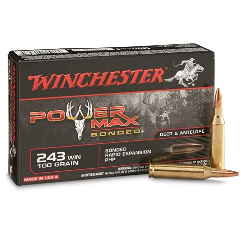 Winchester Super X Rifle 243 Winchester Pmb 100 Grain 20 Rounds