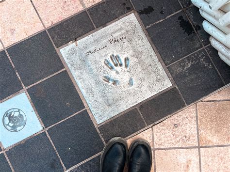 Hollywood Walk Of Fame Handprints