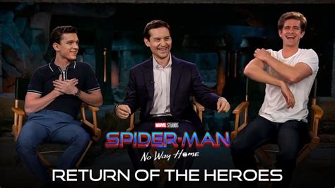 Spider Man No Way Home Return Of The Heroes Tom Holland Andrew
