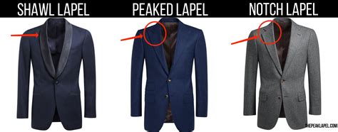 The Must Read Guide To Suit Lapels Peaked Vs Notch Vs Shawl — The Peak Lapel