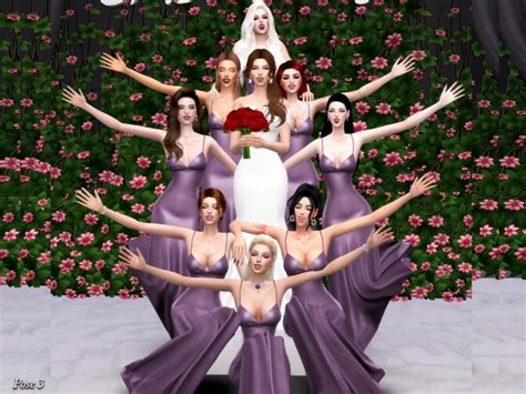 Bridesmaids Pose Pack By Betoae0 At Tsr Sims 4 Updates