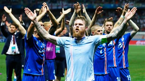 Iceland Players And Fans Celebrate Monumental Win Over England With