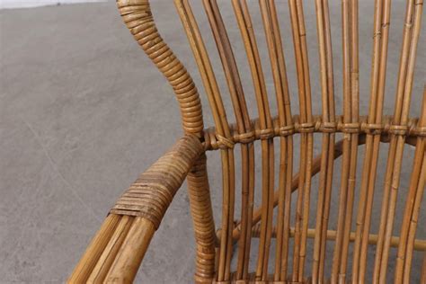 Get cozy in your living room space with an arm chair or chaise lounge chair. Low Midcentury Bamboo Rattan Lounge Chair at 1stdibs