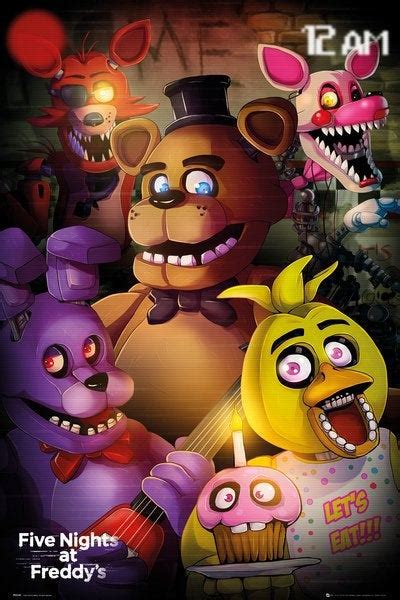 New Fnaf Poster By Ladyfiszi Rfivenightsatfreddys