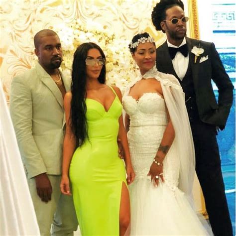 Kanye West Wears Small Yeezy Slides To 2 Chainzs Wedding Paper