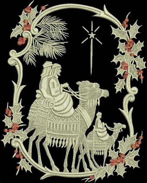 Timeless Treasures Kreations By Kara Machine Embroidery Christmas