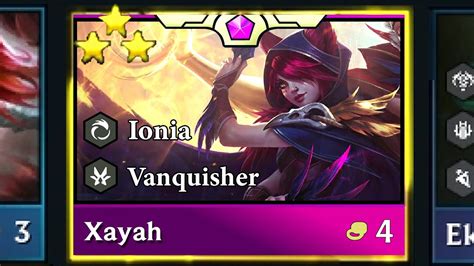 How Strong Is 3 Star Xayah ⭐⭐⭐ With 6 Vanquisher Youtube