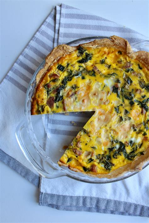 Swiss Chard Zucchini And Ham Quiche Healthbyhayl