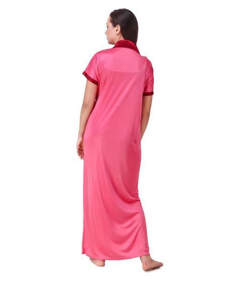 Buy Freely Satin Nighty And Night Gowns Multi Color Online At Best Prices In India Snapdeal