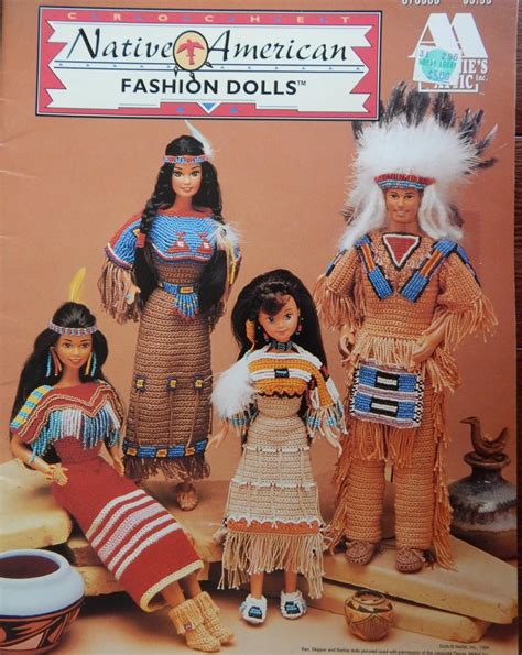 Native American Fashion Dolls Crochet Patterns By Annies Attic